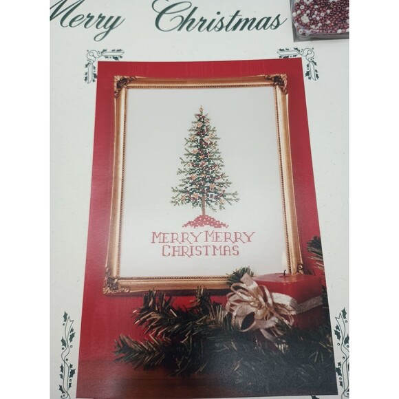 Sue Hillis Designs Counted Cross Stitch Complete Kit Merry Christmas L162 - Picture 1 of 6